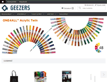 Tablet Screenshot of geezers.fi