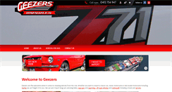 Desktop Screenshot of geezers.com.au
